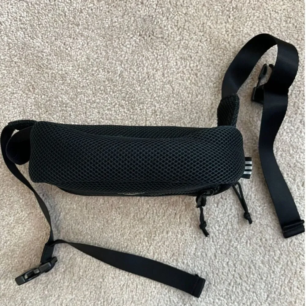 Adidas Air-mesh Waist Pack Fanny Pack Belt Bag Crossbody Core Black